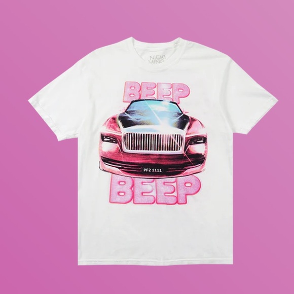 NWOT nicki Minaj BEEP BEEP TEE - Picture 1 of 6